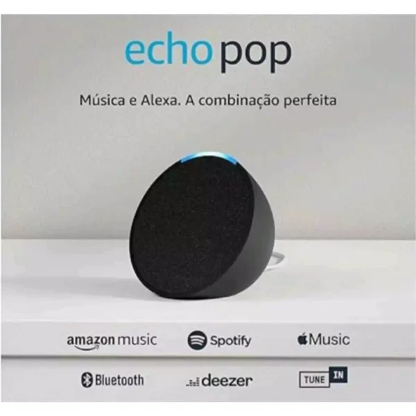 Alexa Echo Pop Amazon Smart Speaker Original Com Garantia - Image 2