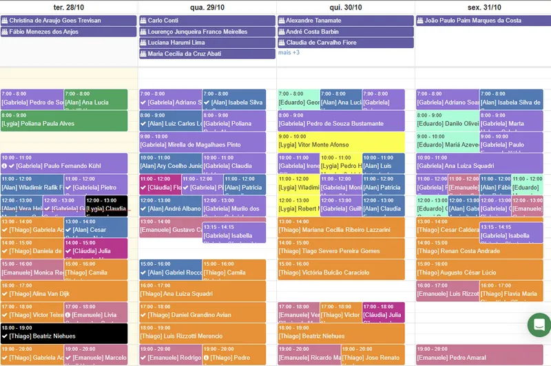 Recebimento acumulado com plano organizado